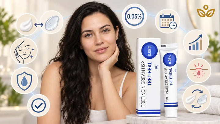 How Tretiheal 0.05% Strength Affects Acne Prone Skin and Texture