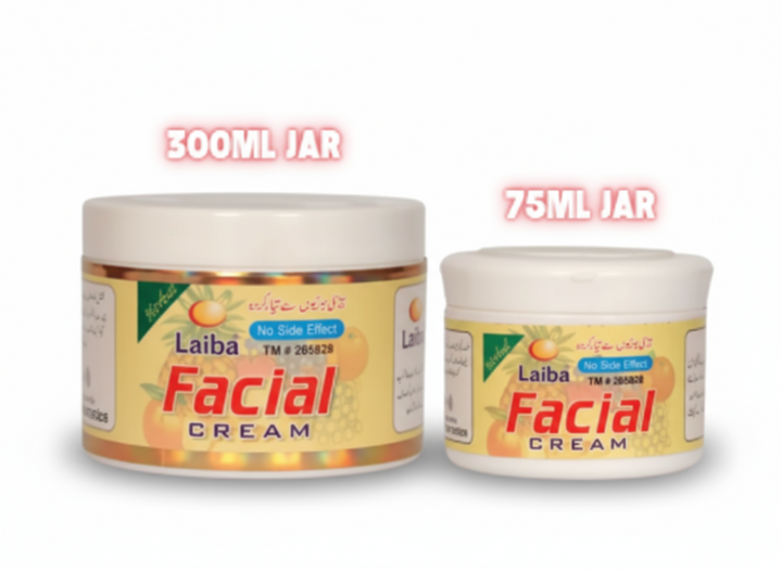 Laiba Herbal Facial Cream – 75ml / 300ml