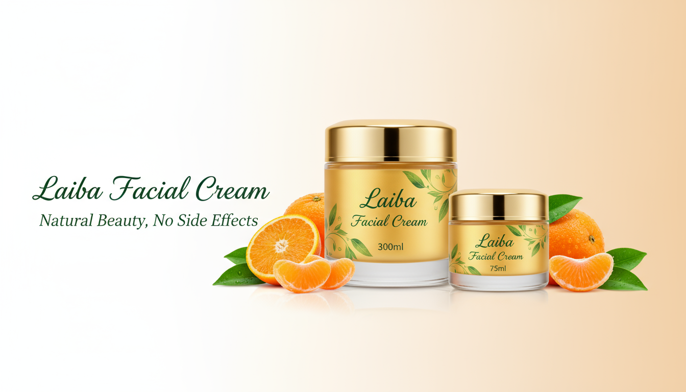 Laiba Herbal Facial Cream – 75ml / 300ml
