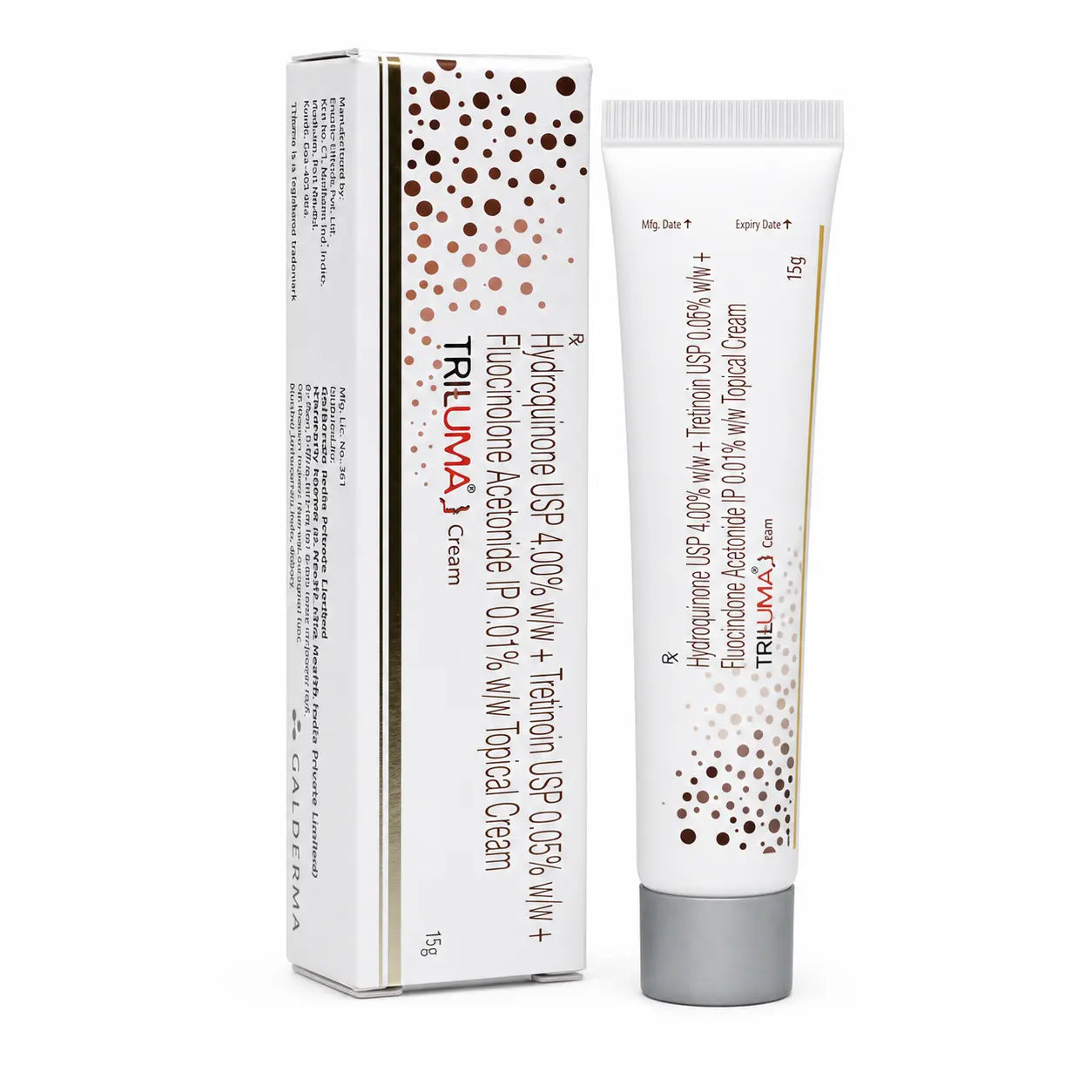 Tri-Luma Cream 15g carton and tube